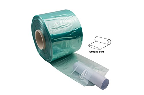 Preisvergleich Produktbild Folienschlauch 50µm, 2,5cm Breite, 195°C