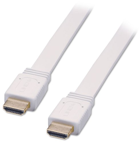 Preisvergleich Produktbild LINDY High-Speed HDMI-Flachkabel (1 m) weiß