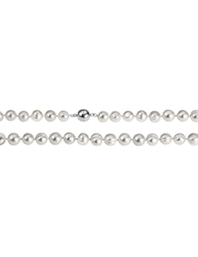 Goldmaid Damen-Collier Edelstahl Magnetverschluss 37 Süßwasserperlen