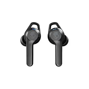 Skullcandy Indy Fuel Truly Wireless Bluetooth in Ear Earbuds with Mic (Black)