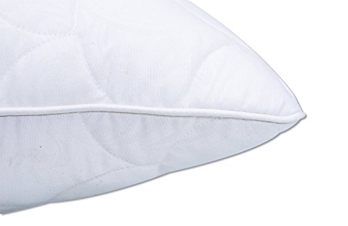 Sei Design® Bezug für Seitenschläferkissen in S-WELLE-Design 40×130 cm, Satinstoff mit Reißverschluss und aufgesticktem Logo. (schoko-braun) - 6