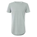 Produp Fashion Tops Sommer Herren T-Shirt Grundiert Rundhalsausschnitt Hip Hop Solide Dünnes T-Shirt Top Bluse Comfoutable Sport Pullover