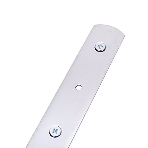 IMIEE Handtuchhaken Bademantelhaken Kleiderhaken Edelstahl 5 Haken selbstklebend Nickel Haken gebürstet - 3