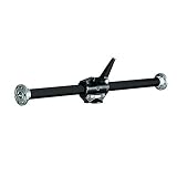 131DB Manfrotto 131DB - Brazo Horizontal Doble para Colocar 2 rótulas, Negro