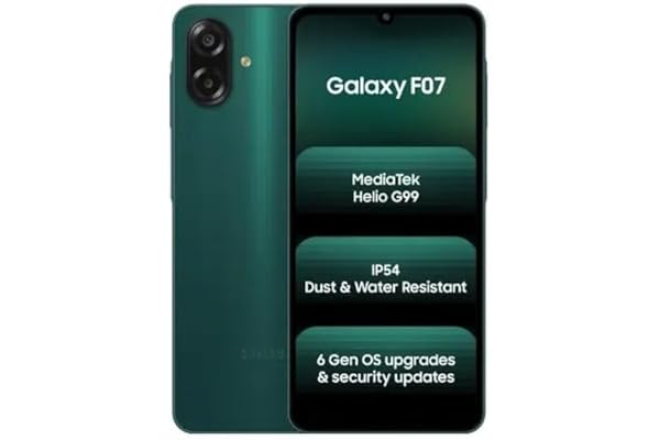 Samsung Galaxy F07 (Green, 64 GB) (4 GB RAM)