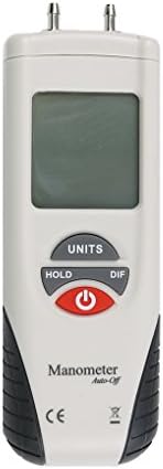 Coconut M HT-1890 Mini 2Psi Digital Manometer Portable,Air Pressure Differential Gauge Meter,Suitable for Measurement and Field Check of Ventilation and Air Conditioning System, Corrective Maintenance for Clean Room or any Gas Pressure System