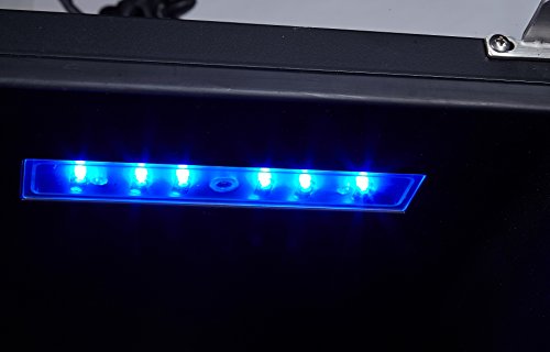 Kalamera KRC-33DZF Design Weinkühlschrank für bis zu 33 Flaschen (bis zu 310 mm Höhe),zwei Temperaturzonen ,5-18°C,(100 Liter, LED Bedienoberfläche, 2 Kühlzonen, Edelstahl) - 6
