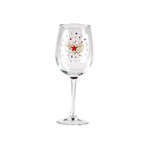 wonder woman wine glass