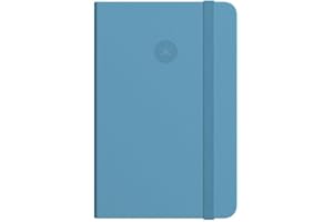 Antartik CUADERNO CON GOMILLA NOTES TAPA DURA A4 HOJAS PUNTOS AZUL CLARO 100 HOJAS 80 GR FSC