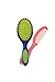 Denman D89 Junior D Hairbrush and Comb Set