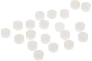 TOOYFUL 20 Wasser Hauptpunkt, Key Spuckventil Dichtung Dichtung Pad Trompete Posaune, Weiß, wie beschrieben