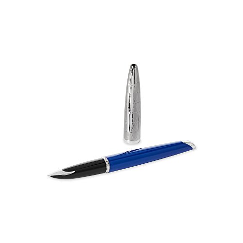 spécification Waterman Carène Contemporary Blue Obsession Stylo Plume Pointe Moyenne - dans son Écrin