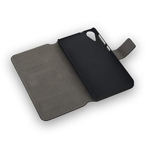 Preisvergleich Produktbild BookStyle Tasche Vertikal mit Halterung für HTC Desire 825 - Schwarz