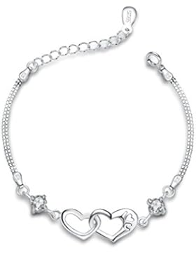925 Sterling Silber Damen Armband mit Gravur 