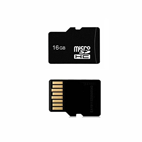 LANMU Micro SD Karte,Micro SDHC 16GB,SD Karte 16GB,Speicherkarte Micro SD,Speicherkarte SD bis zu 80 MB/Sek,SD TF Karte Class 10 für Smartphone Action Cam Tablet