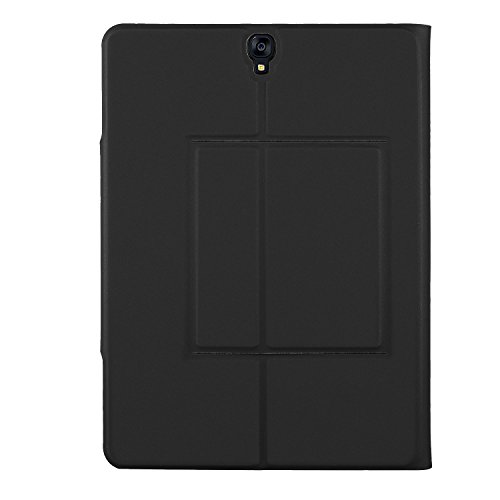 iBetter Samsung Galaxy Tab S3 9.7 Bluetooth Tastatur Hülle Keyboard Case [QWERTZ Tastatur]-tastatur Hülle Ultradünn leicht SmartShell Ständer Schutzhülle mit magnetisch abnehmbar drahtloser Bluetooth Tastatur für Samsung Galaxy Tab S3 9.7 Tablet (SM-T820 / T825 2017 Modell) (Schwarz) - 9