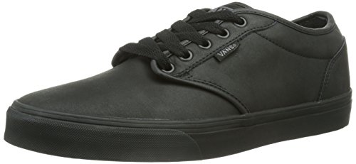 Vans ATWOOD Herren Sneakers Schwarz ((Leather)Blk/Bl L3B)