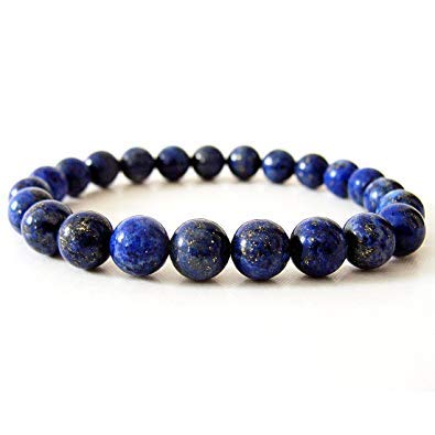Stoke Home ?? Pulseras en Piedras Naturales con Funda de Cuero Sintético (Pulsera Lapislazuli)