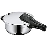 WMF Perfect Schnellkochtopf 3,0l, Cromargan Edelstahl poliert, 2 Kochstufen Einhand-Kochstufenregler, induktionsgeeignet, spülmaschinengeeignet, Ø 22 cm