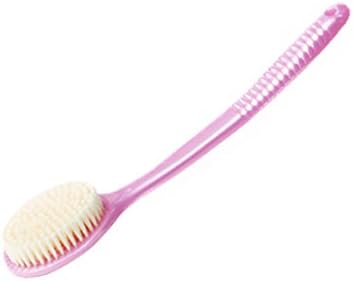 Godess4 Pink Circular soft fur Long handle Bath brush Mud massage Shower brush Toiletries 2*35