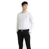 ralph lauren paris shop  Ralph Lauren Herren Langarm T-Shirt Custom Fit (L, Weiß)