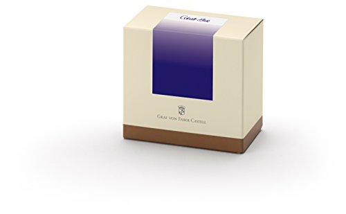 Graf von Faber-Castell 141001 Tintenglas, kobalt blau - 2