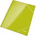 Produktbild 10 x Leitz Eckspanner Wow A4 PP kaschierter Karton 300g/qm grün metallic