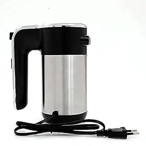 Bellveen 450-Watt Hand Mixer with 5 Speeds Includes Beater & Dough Hooks | Black & Silver