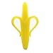 HuntGold 1X Infant/Toddler Baby Soft Banana Training Toothbrush Toddler With Handles(yellow 1 Pcs)