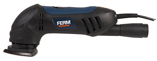 FERM DSM1009 Deltaschleifmaschine 280W – Mit 6-teiligen Schleifpapierset (P80) und Staubabsaugungsadapter - 6