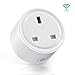 Produktbild AISIRER Smart Stecker 1 Mini WiFi Buchse funktioniert mit Amazon Alexa Google Assistant Fernbedienung Timer Stecker Schalter (UK-Stecker)