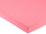 Pinolino 540004-9 - Spannbetttuch für Wiegen, Jersey, altrosa