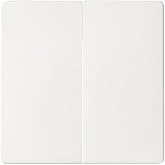 SIMON 82 Concept, Double Key for Switch/Switch Matte White | Series 82 Concept, Compatible with Mechanism Series 75, 31, 82 a