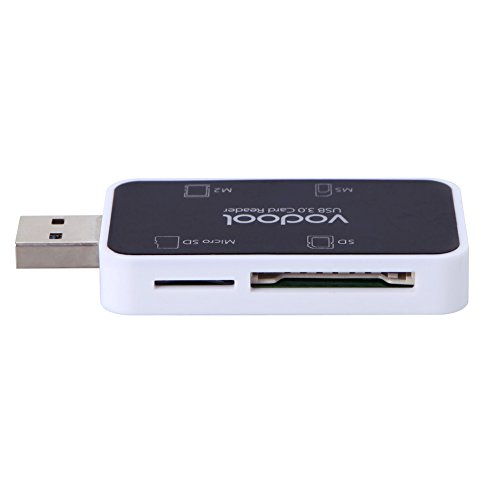 UEB Super Speed USB 3.0 Kartenleser 4 in 1 USB Kartenlesegerät(SDHC/SD/TF/XC/MSXC/MS/M2) USB 3,0 digital memory card Reader/writer - 5