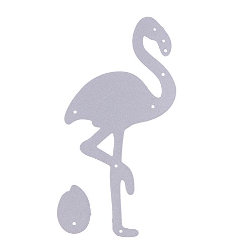 Amazingdeal365 Flamingo Metall Form Schablonen Schneiden DIY Dekor Sammelalbum Karten Buchzeichen Lesezeichen als Geschenk für Freunde Geburtstag Kinder,Kindergarten Hobby Schule Handarbeit Unterricht usw. Ein tolles Geschenk! - 7