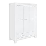Babyzimmer 4-tlg. Enni mit 3-türigem Kleiderschrank in weiß - 3