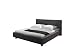 Produktbild Maintal Polsterbett Movena V, 140 x 200 cm, Strukturstoff, Bettgestell ohne Matratze, grau