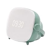 ⏰ [Sleep Trainer] Un reloj despertador con la forma de un televisor retro. Es una combinación de luz nocturna para dormir, despertador con despertador y función de reloj. El sol de la mañana despierta, simula el amanecer y suena la música. Ayude a su hijo a levantarse mejor de la cama y a su familia a dormir más.
