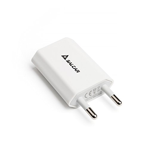 Original Salcar – Ladegerät 5V 1A USB Stromadapter für iPhone 5 5S 5C, iPhone 6 6S Plus, iPod Mini, iPod shuffle, iPod classic , iPod nano Apple Charger(weiß) - 2