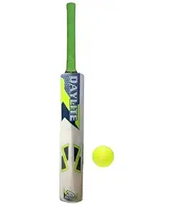 Wooden Tennis Cricket Bat Size 3 for 6-8 Years Kids Note-Sticker May Vary