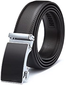 Miuno® Herren kürzbar Gürtel Automatikschnalle in Geschenkbox 1511-L