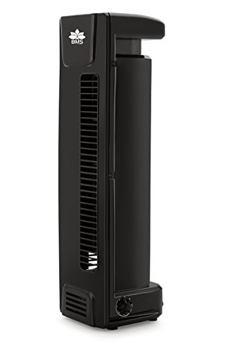Bms Lifestyle Stf-402 Portable Slim Space Saving Satellite Tower Fan (Black)