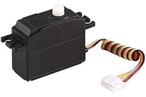 REFURBISHHOUSE 25G Servo De Plástico Servo del Engranaje De La Dirección para 1/12 Wltoys 12428 12423 12628 Accesorios Pieza De Dirección De Modelo De Camión Coche RC RC Servo