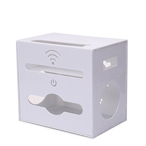 Price comparison product image Midmade Creative Wifi Router Shelf Waterproof Storage Box Power Cord Socket Organiser Box
