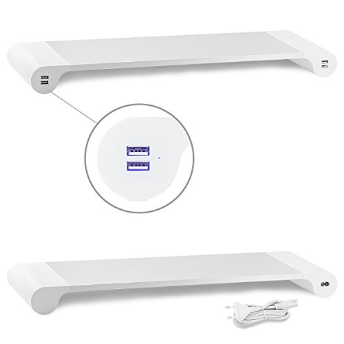 Monitor Untersatz Ablage Unterlage Multifunction Space Bar iMAC PC Monitor USB - 3