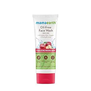 Mamaearth Oil Free Face Wash for Oily Skin, with Apple Cider Vinegar & Salicylic Acid for Acne-Prone Skin ? 100 ml