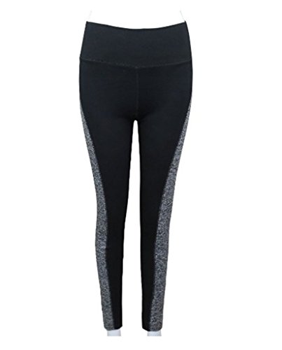 YR.Lover Damen Strumpfhose Active Yoga Running Hosen Workout Leggings - 3