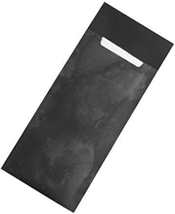 Gastropapier30 Pieces Cutlery Pouches with Napkin, Paper, black