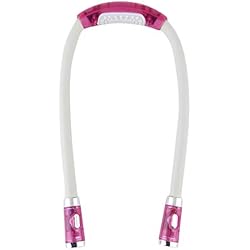Rosa Único Flexible Ajustable 4 Modos LED Manos Libres Libro de Lectura Noche Cuello Abrazo Luz Leer Lámpara de luz Nocturna - Rosa