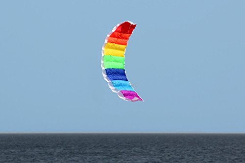 Hengda Kite NEW 1.4m Power Kite Outdoor FUN Toys Parafoil Parachute Dual Line Surfing